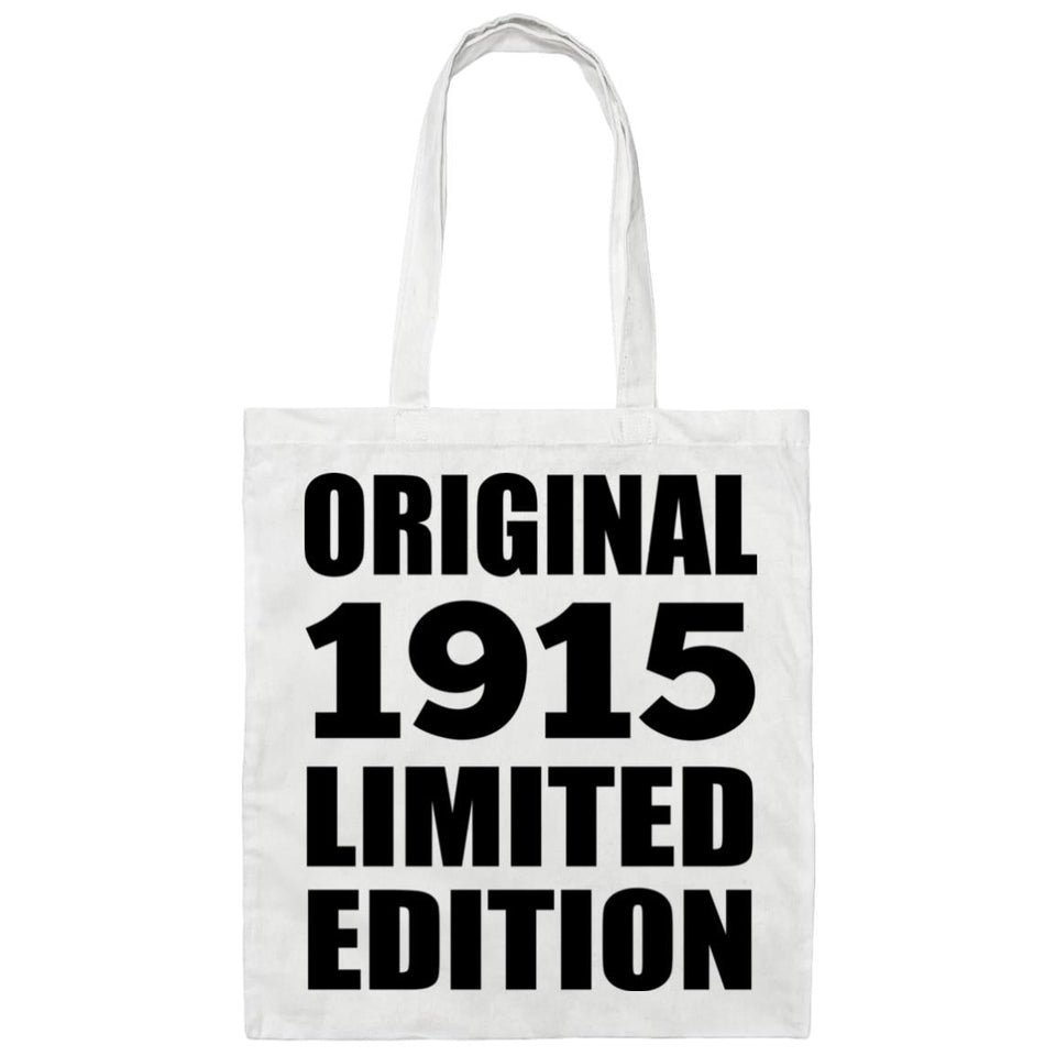 109th Birthday Original 1915 Limited Edition - Tote Bag White