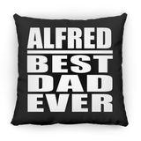 Alfred Best Dad Ever - Throw Pillow Black