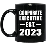 Corporate Executive Established EST. 2023 - 11oz Coffee Mug Black