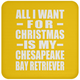 All I Want For Christmas Is My Chesapeake Bay Retriever - Coaster