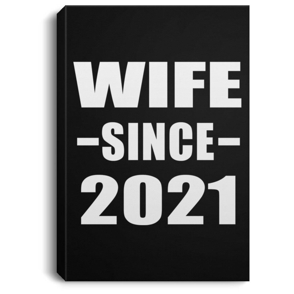 Wife Since 2021 - Canvas Portrait
