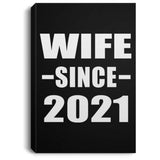 Wife Since 2021 - Canvas Portrait