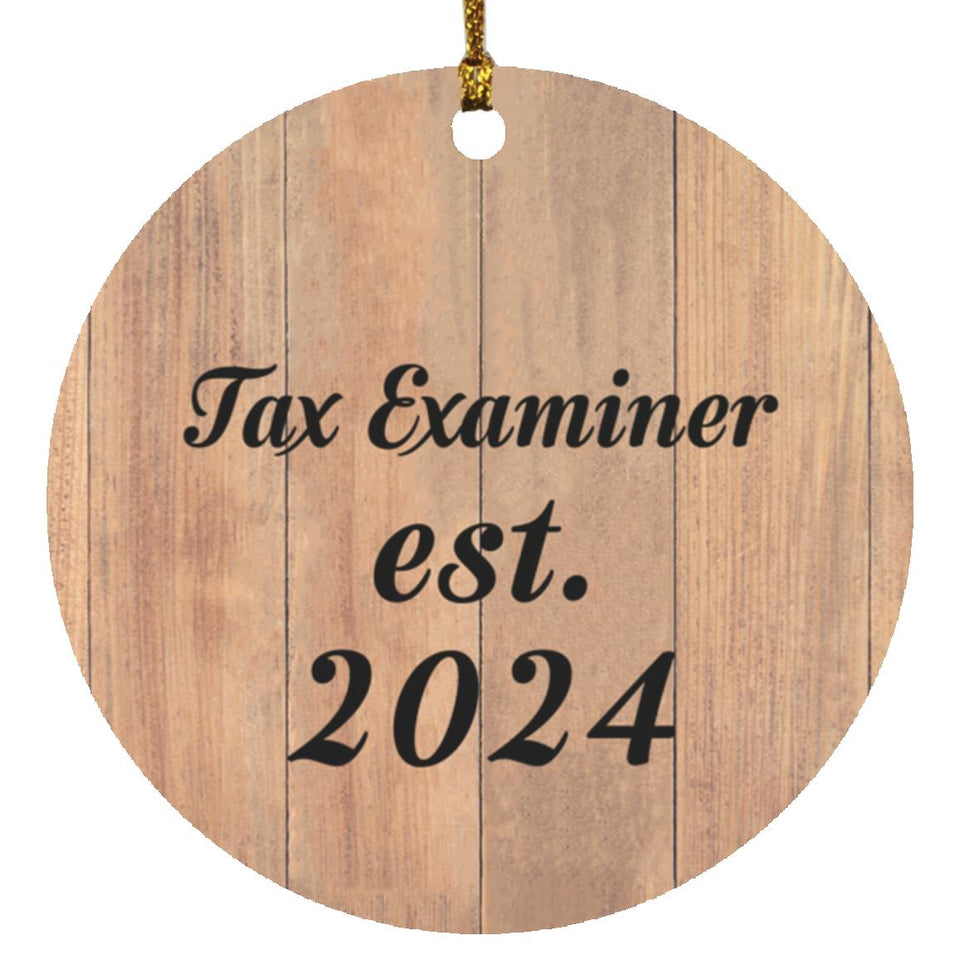 Tax Examiner Established Est. 2024 - Circle Ornament C
