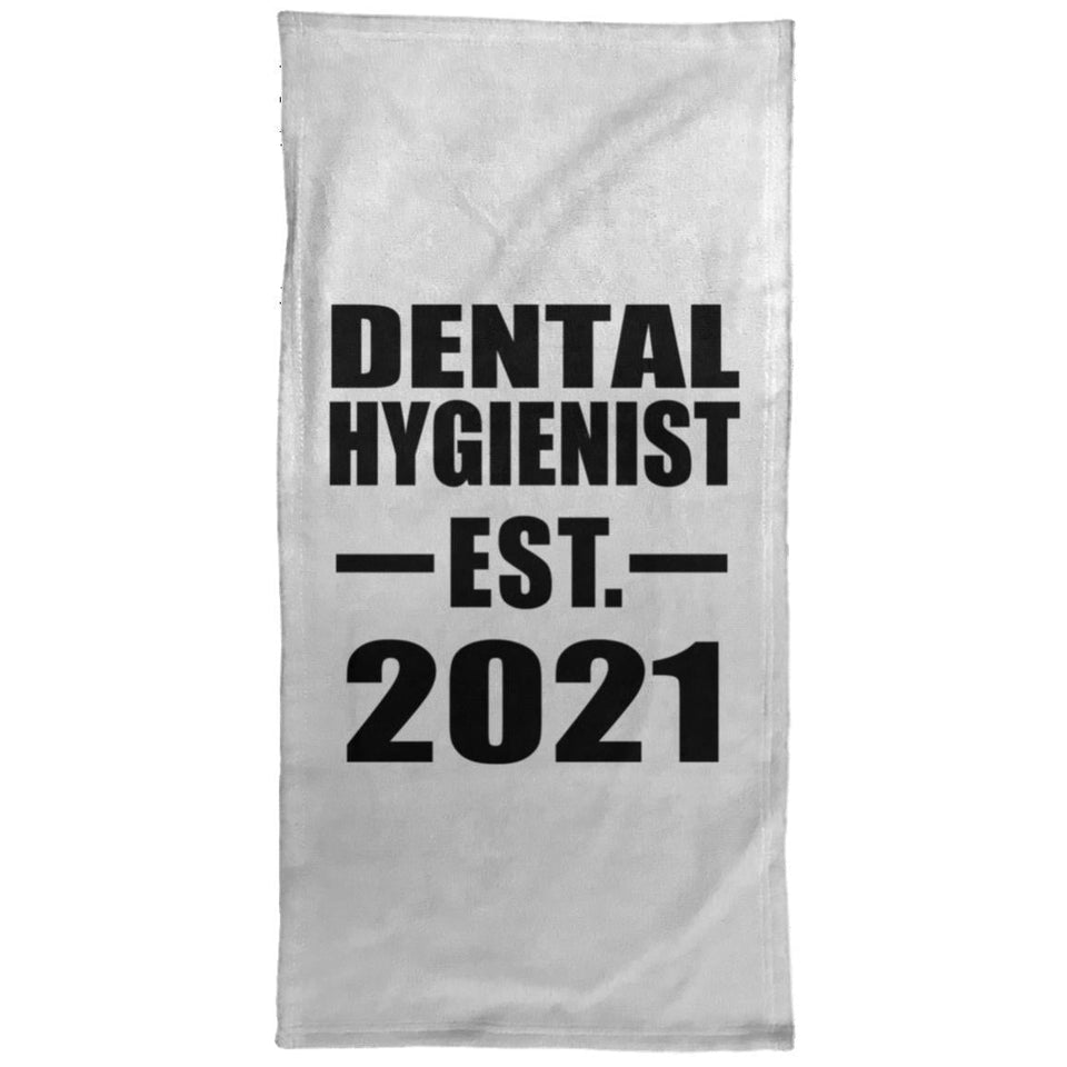 Dental Hygienist Established EST. 2021 - Hand Towel