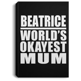 Beatrice World's Okayest Mum - Canvas Portrait