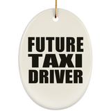 Future Taxi Driver - Oval Ornament