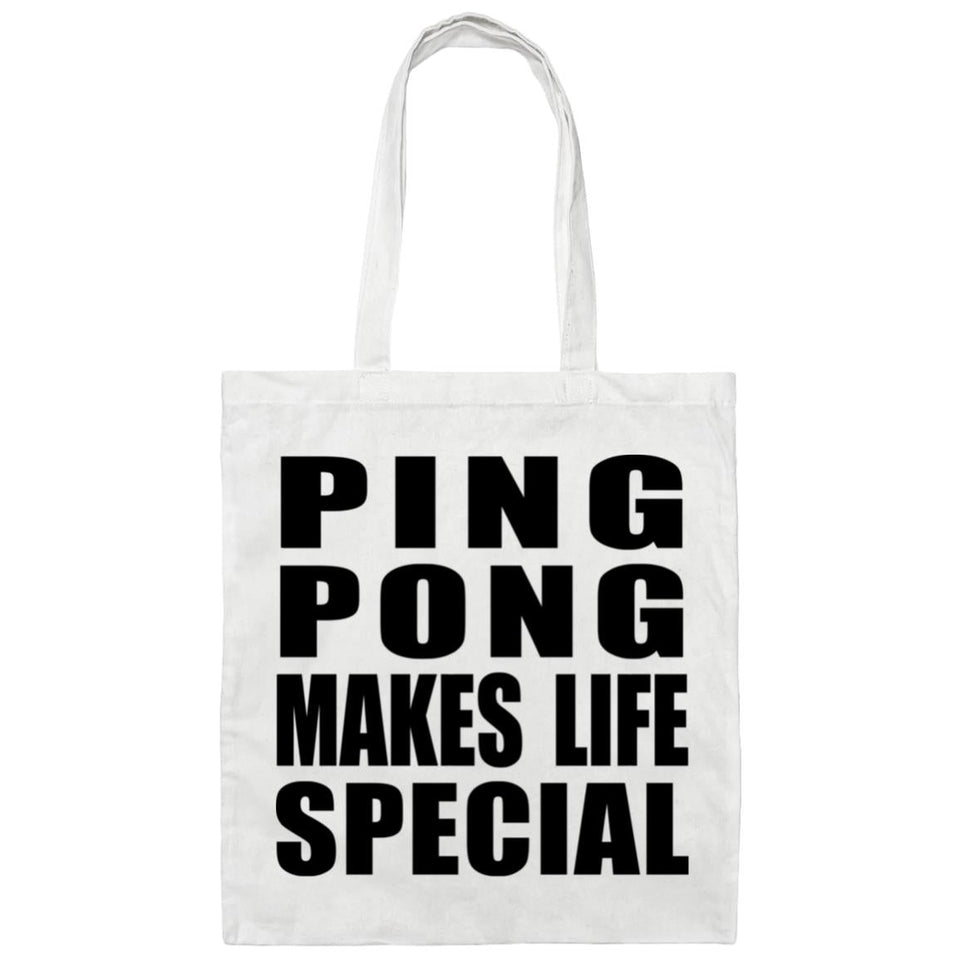 Ping Pong Makes Life Special - Tote Bag White