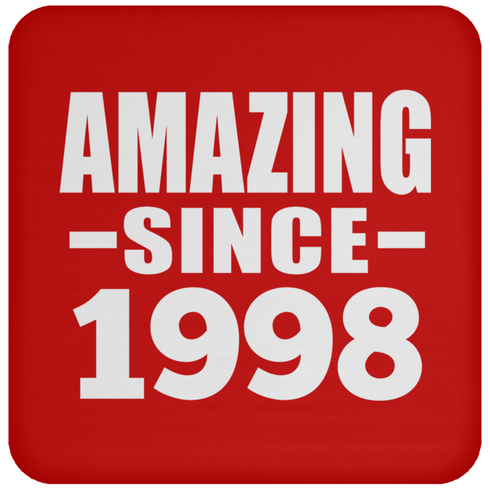 26th Birthday Amazing Since 1998 - Drink Coaster
