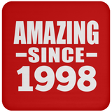 26th Birthday Amazing Since 1998 - Drink Coaster