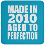 14th Birthday Made In 2010 Aged to Perfection - Drink Coaster