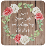 First Year As An Amazing Teacher - Drink Coaster B