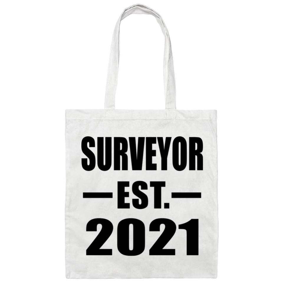 Surveyor Established EST. 2021 - Tote Bag White