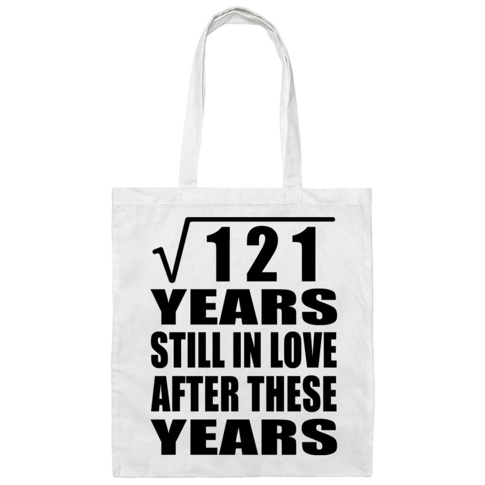11th Anniversary Square Root of 121 Years Still In Love - Tote Bag White