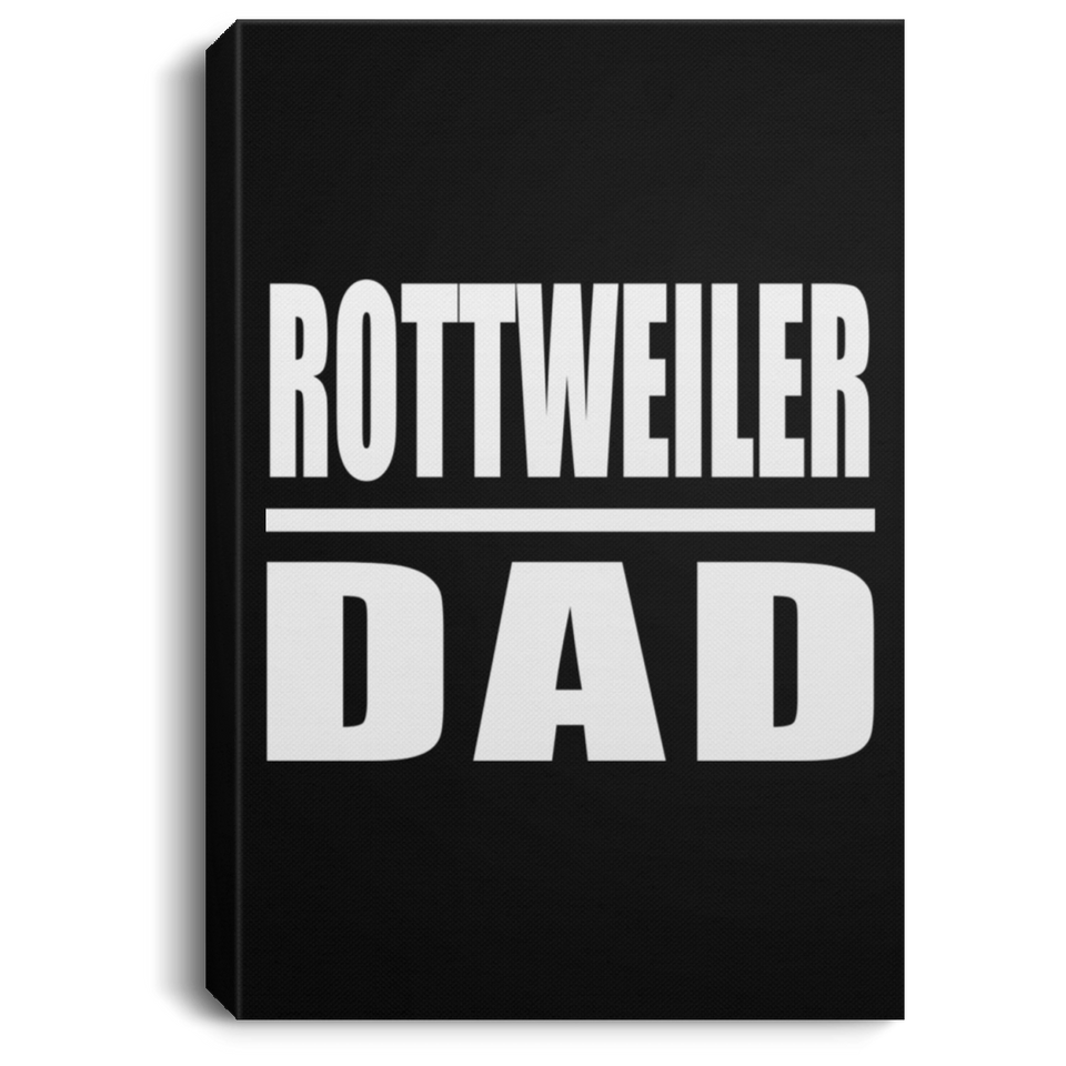 Rottweiler Dad - Canvas Portrait
