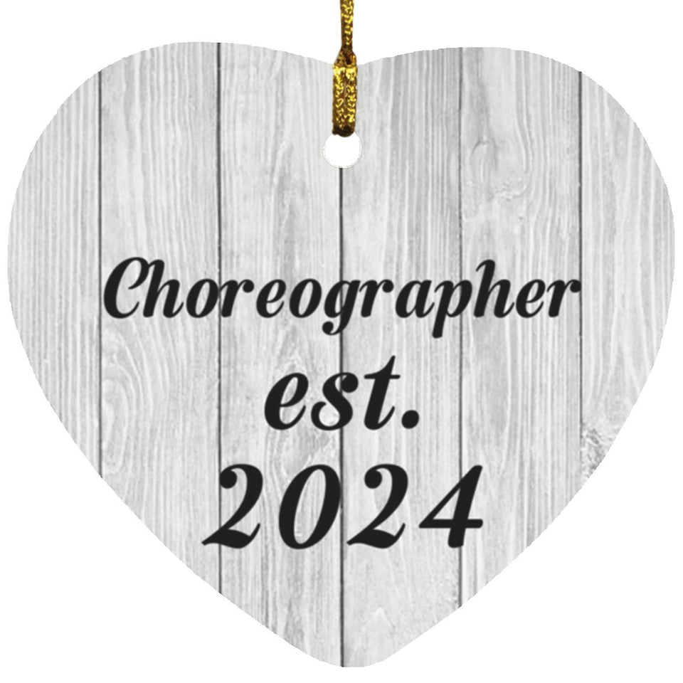 Choreographer Established Est. 2024 - Heart Ornament F