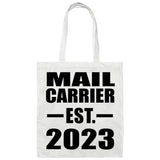 Mail Carrier Established EST. 2023 - Tote Bag White