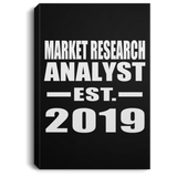 Market Research Analyst Established EST. 2019 - Canvas Portrait