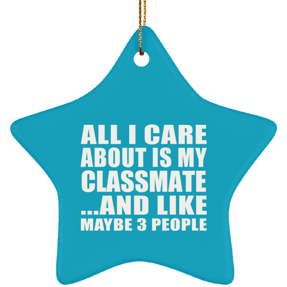 All I Care About Is My Classmate - Star Ornament