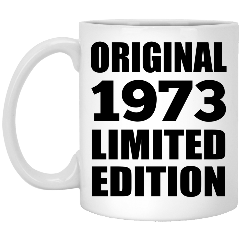 51st Birthday Original 1973 Limited Edition - 11oz Coffee Mug