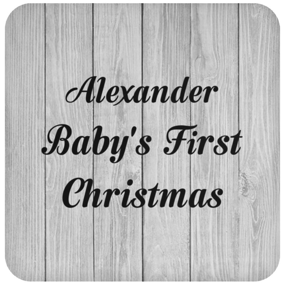 Alexander Baby's First Christmas - Drink Coaster F