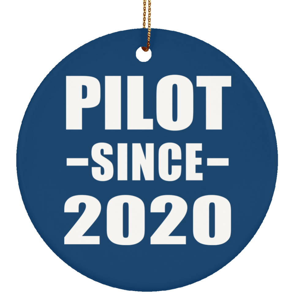 Pilot Since 2020 - Circle Ornament