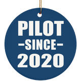 Pilot Since 2020 - Circle Ornament