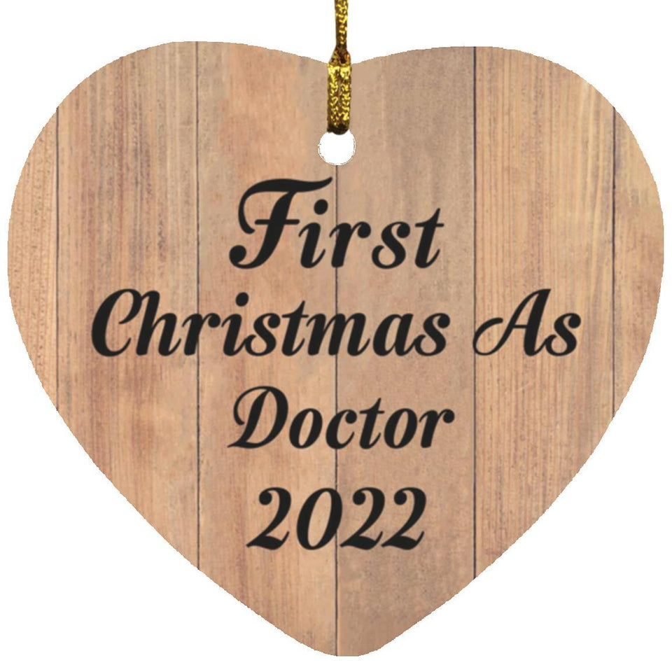 First Christmas As Doctor 2022 - Heart Ornament C