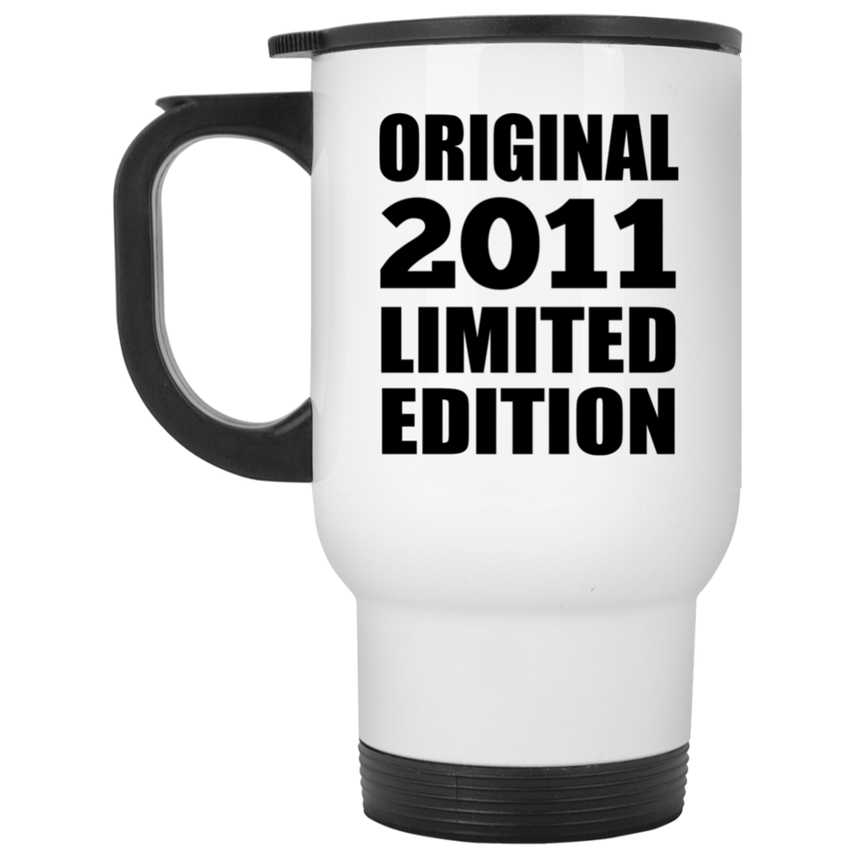 13th Birthday Original 2011 Limited Edition - White Travel Mug