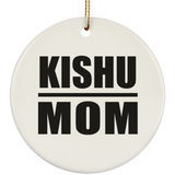 Kishu Mom - Circle Ornament