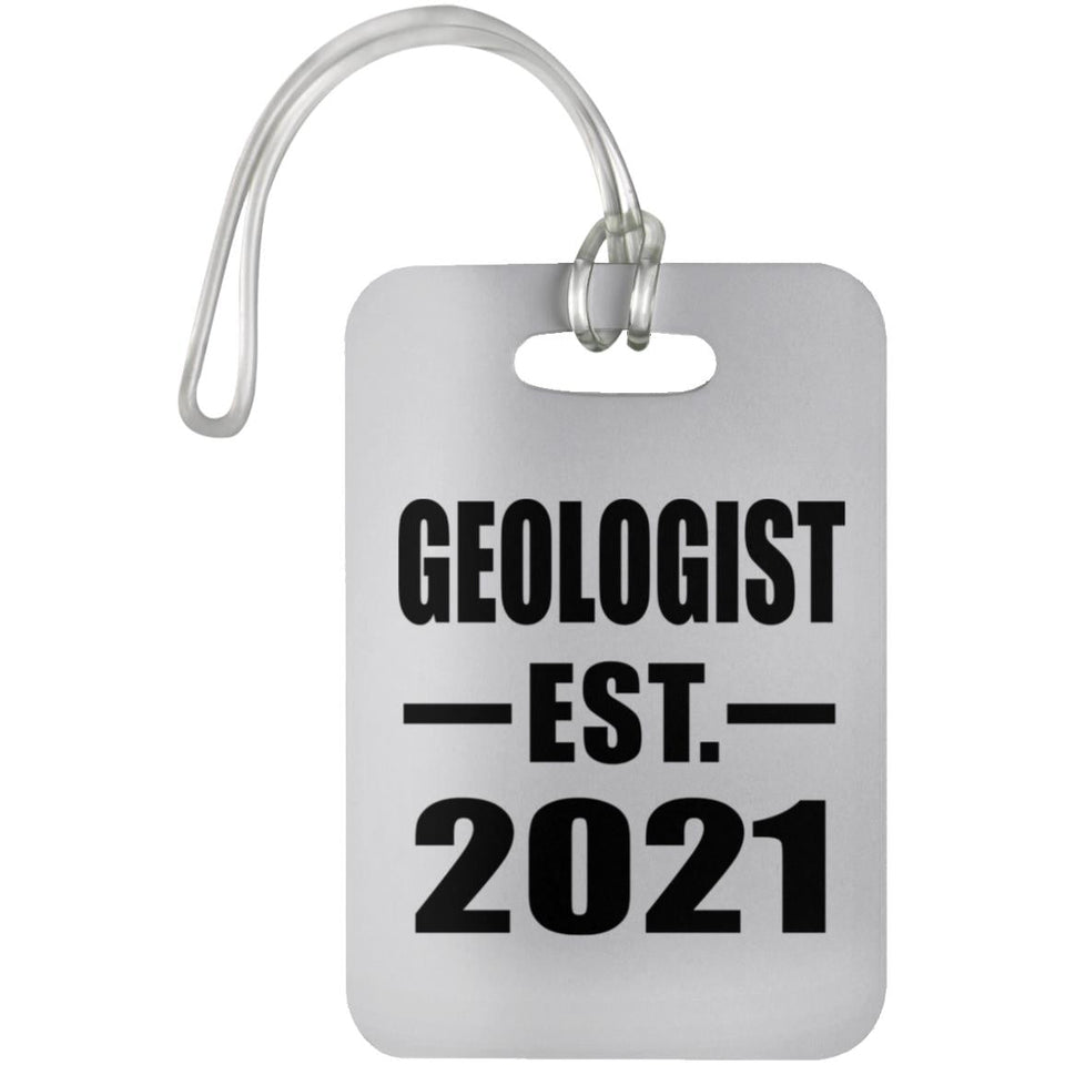 Geologist Established EST. 2021 - Luggage Bag Tag