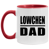 Lowchen Dad - 11oz Accent Mug Red