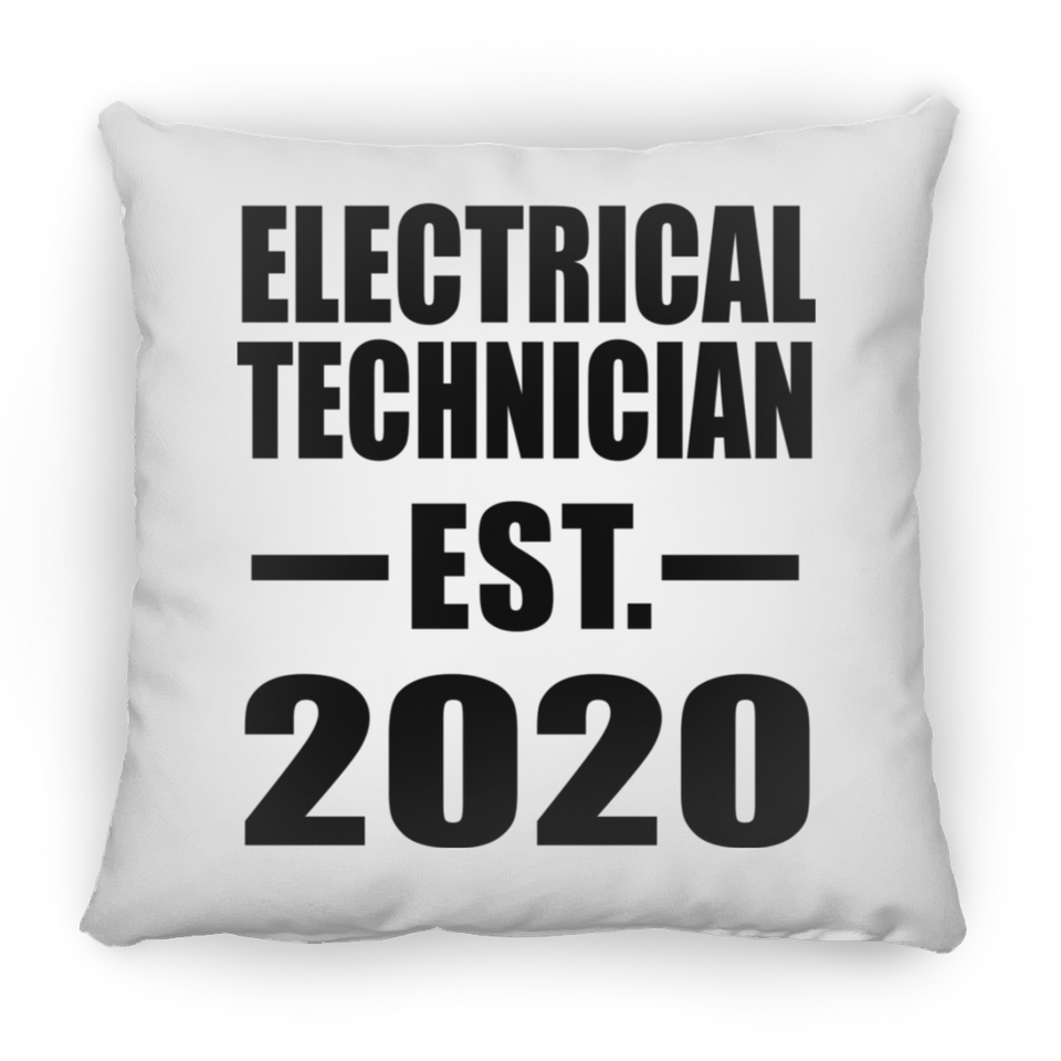 Electrical Technician Established EST. 2020 - Throw Pillow