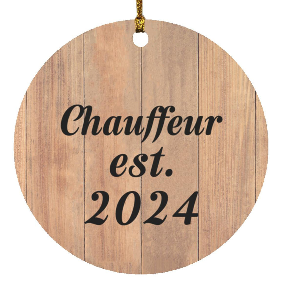 Chauffeur Established Est. 2024 - Circle Ornament C