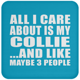 All I Care About Is My Collie - Drink Coaster
