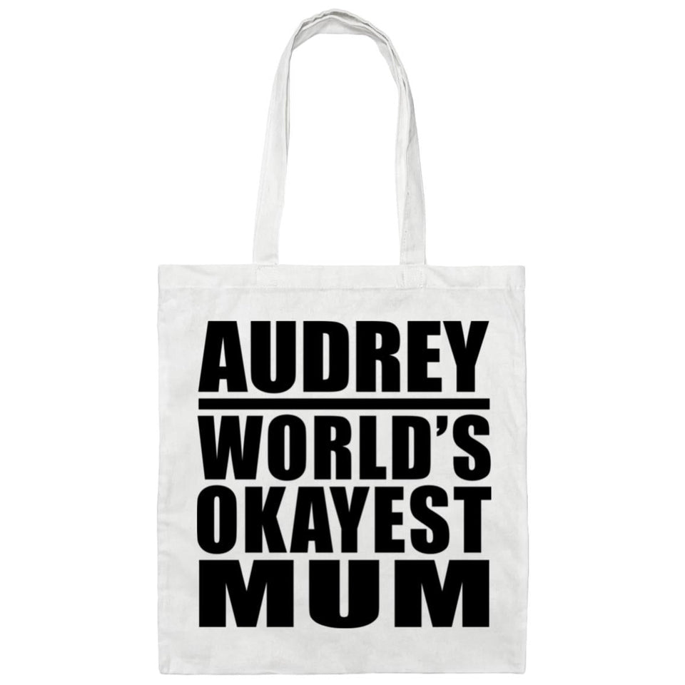 Audrey World's Okayest Mum - Tote Bag White