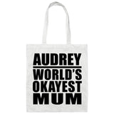 Audrey World's Okayest Mum - Tote Bag White