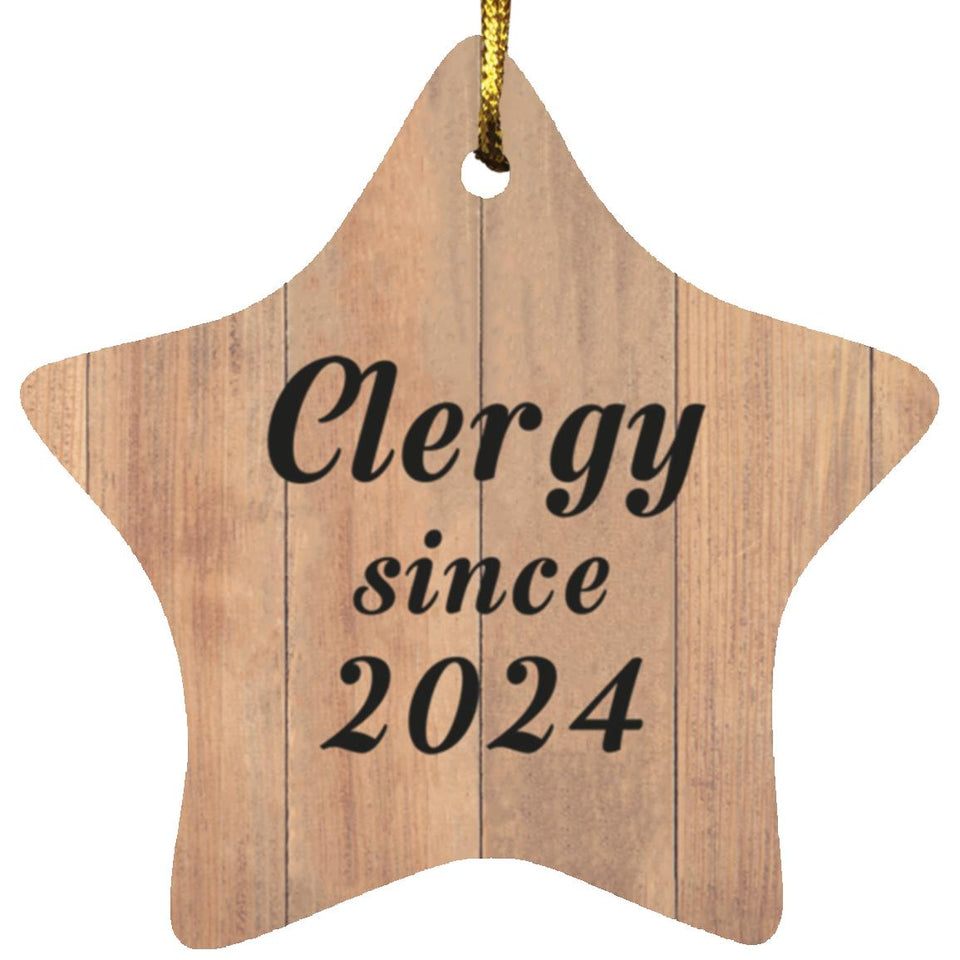 Clergy Since 2024 - Star Ornament C