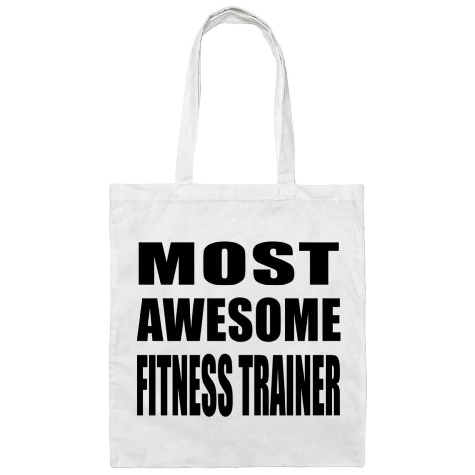 Most Awesome Fitness Trainer - Tote Bag White