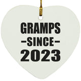 Gramps Since 2023 - Heart Ornament