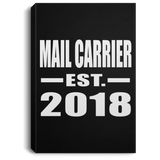 Mail Carrier Established EST. 2018 - Canvas Portrait