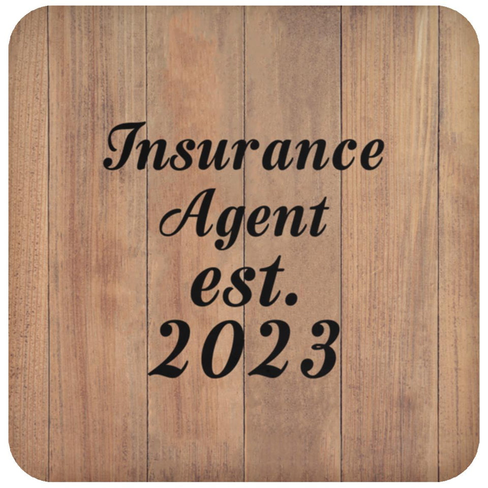 Insurance Agent Established Est. 2023 - Drink Coaster C