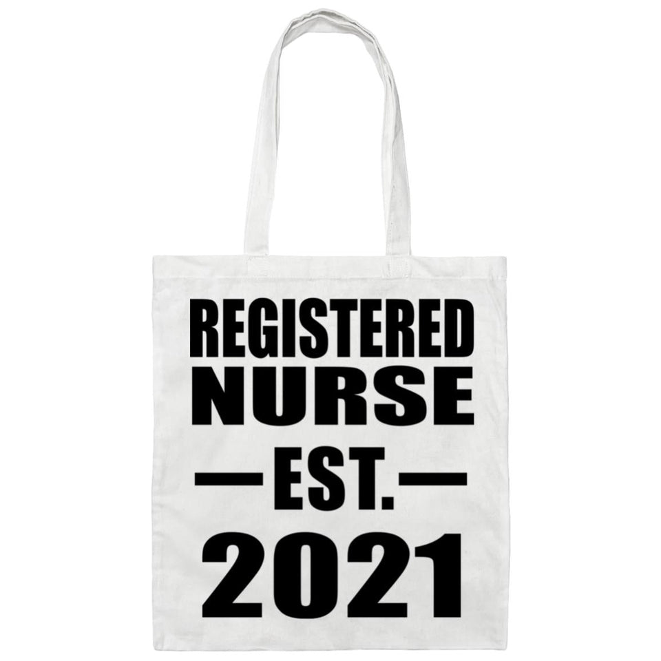 Registered Nurse Established EST. 2021 - Tote Bag White