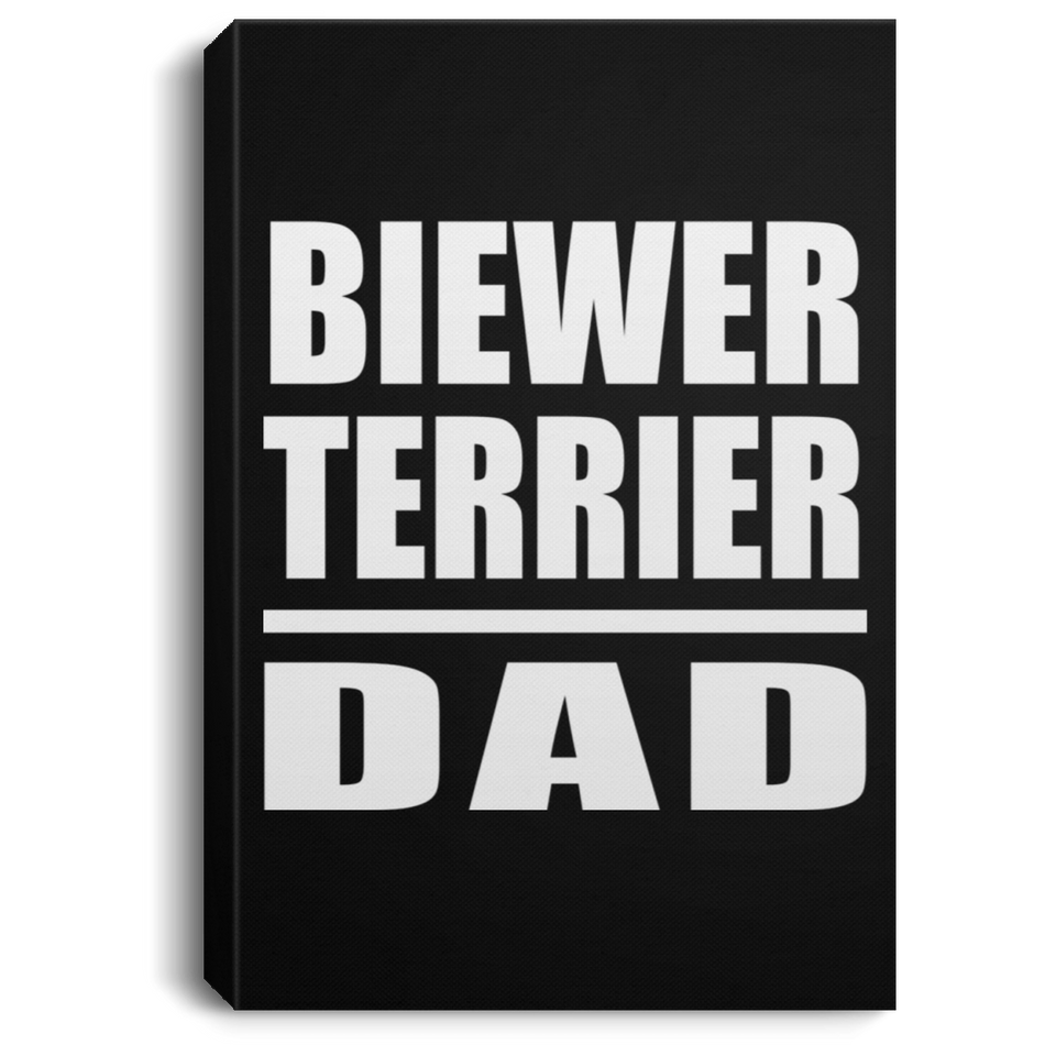 Biewer Terrier Dad - Canvas Portrait