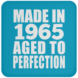 59th Birthday Made In 1965 Aged to Perfection - Drink Coaster