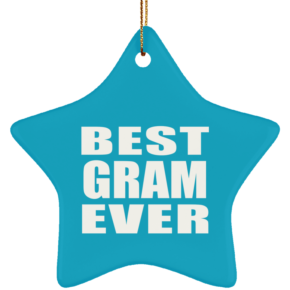 Best Gram Ever - Star Ornament