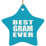 Best Gram Ever - Star Ornament