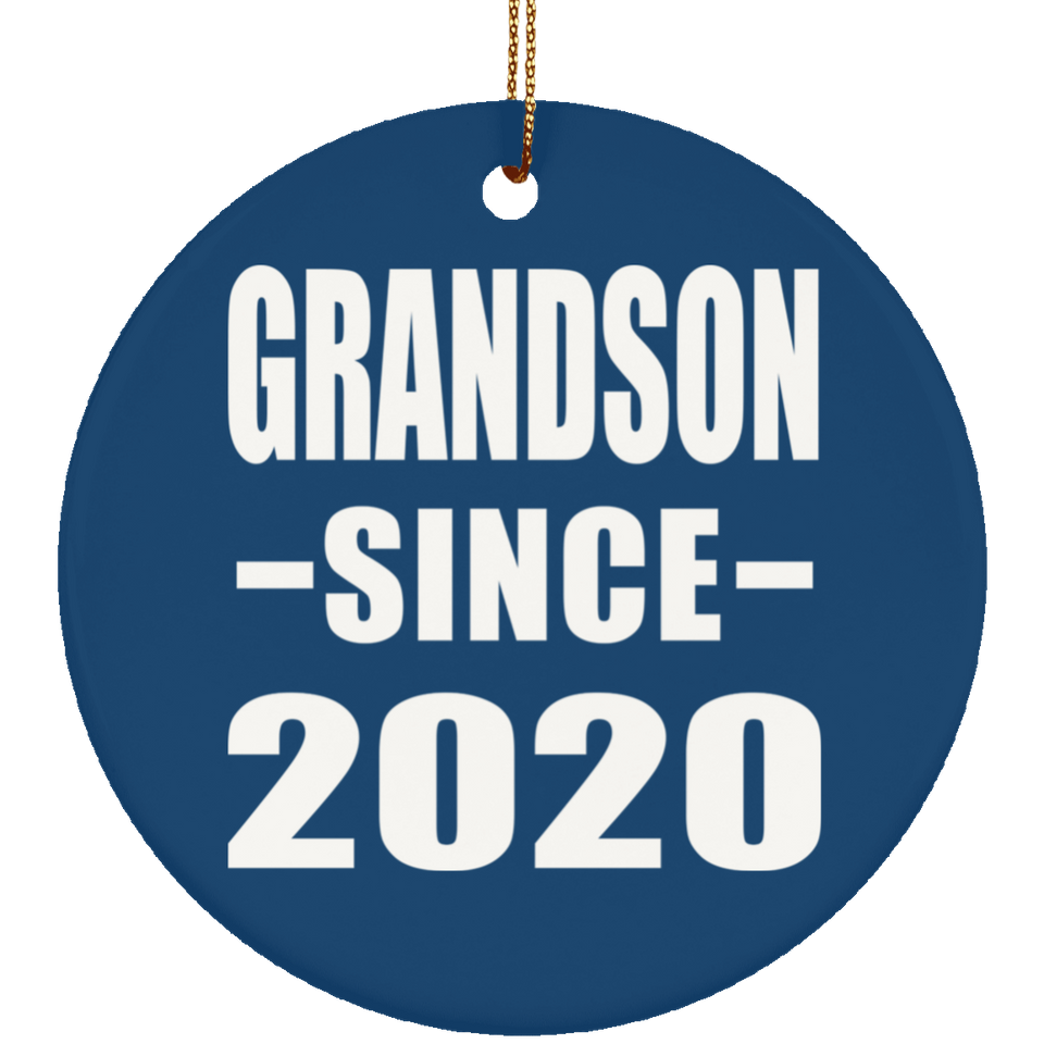 Grandson Since 2020 - Circle Ornament
