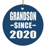 Grandson Since 2020 - Circle Ornament