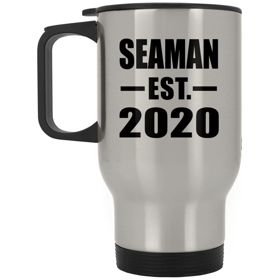 Seaman Established EST. 2020 - Silver Travel Mug