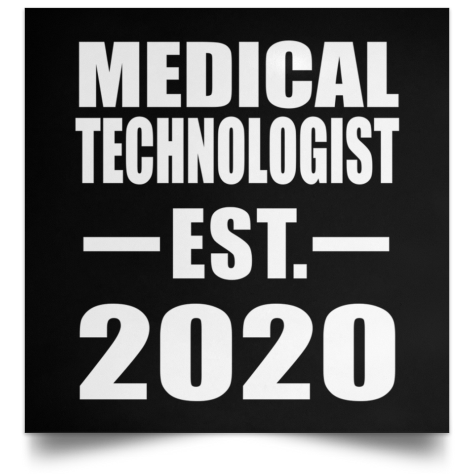 Medical Technologist Established EST. 2020 - Poster Square